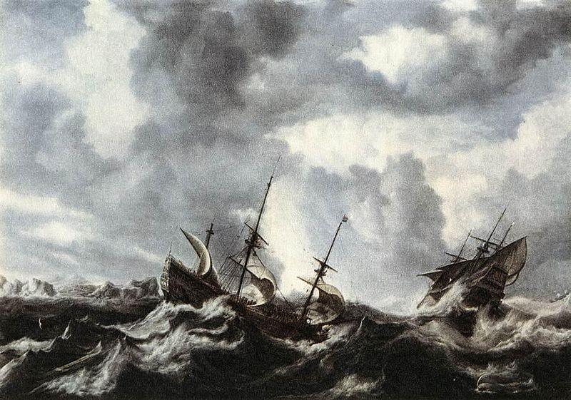 Storm on the Sea, Bonaventura Peeters